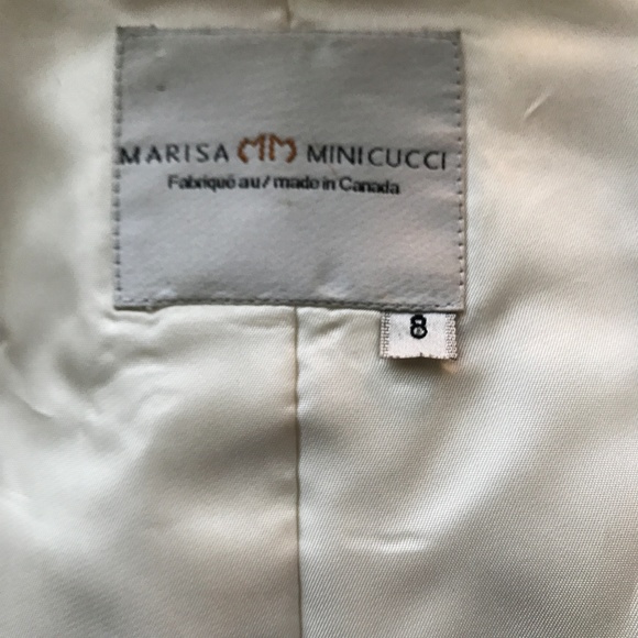 STUNNING Marisa Minicucci Alpaca White Coat - Picture 2 of 8